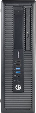 PC Reconditionné HP EliteDesk 800 G1 - Intel I5-4570, 16 Go RAM, SSD 512 Go, Windows 11 Pro - Clavier US + Autocollants AZERTY