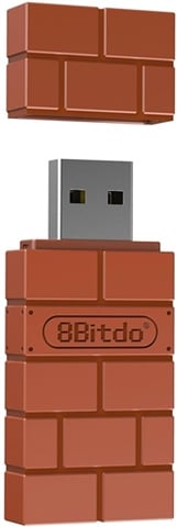 8BitDo Wireless Bluetooth Adapter - Brick Brown (Multiplatform), B ...