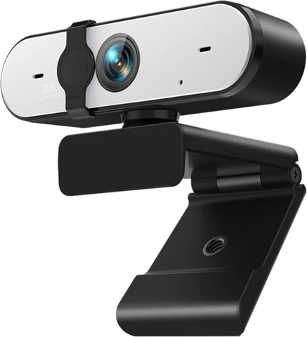 Atlantis Webcam 2K 5MP Autofocus - Micro Double - Full HD 1080p - 90° Angle - Pour Appels Vidéo USB