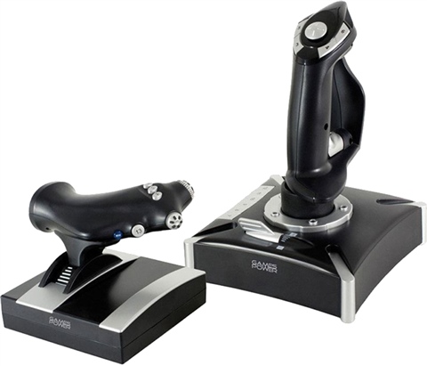 Games Power JS285 Flight Control USB Joystick and Throttle, C - CeX (UK ...