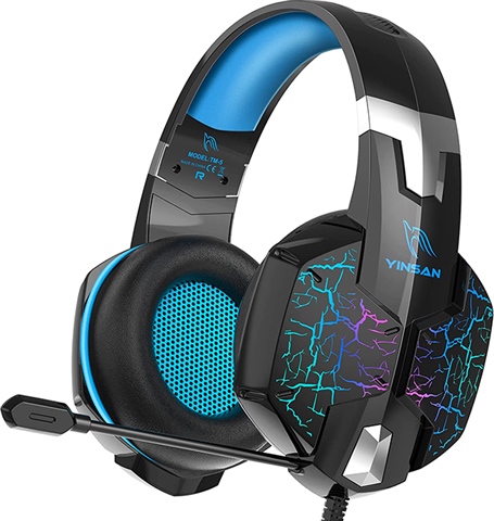 Yinsan TM-5 RGB Wired Over-Ear Gaming Headset (PS4, XBOX