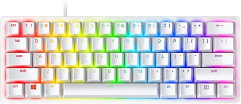 Razer Huntsman Mini 60% Wired Mech. Keyboard (Purple Switch) - Mercury ...