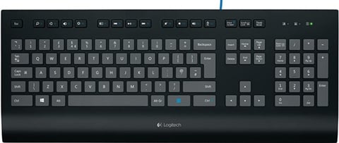 Clavier Logitech Office Comfort – Prise PS/2 – Modèle D'occasion Pour Joueurs Ou Bureautique
