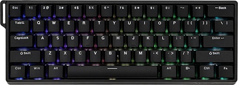 AULA WIN60 HE MAX Clavier de jeu mécanique filaire, commutateurs