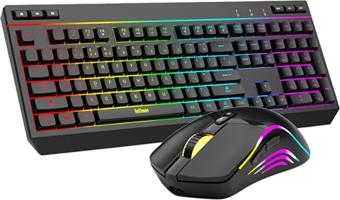 RedThunder K10 Teclado Gaming Mecánico lnalámbrico,Retroiluminación LED,Batería Recargable de