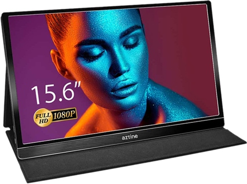 Monitor Portable Monitor 15. 6 Inch FHD HDR 4K Portable Laptop Monitor HDMI External Monitor with Dual Type- C Smart Cover for Laptops PC Mobile Phone