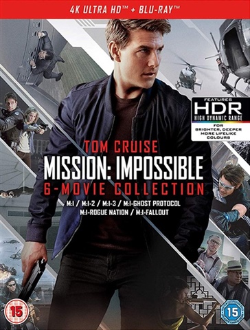 Mission: Impossible 1-6 (15) 4K UHD+BR CeX (UK): Buy, Sell, Donate