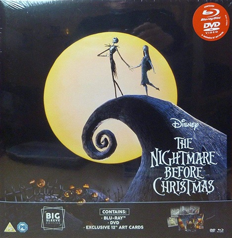 Nightmare Before Christmas (PG) 1993 Big Sleeve (BR+DVD Disc