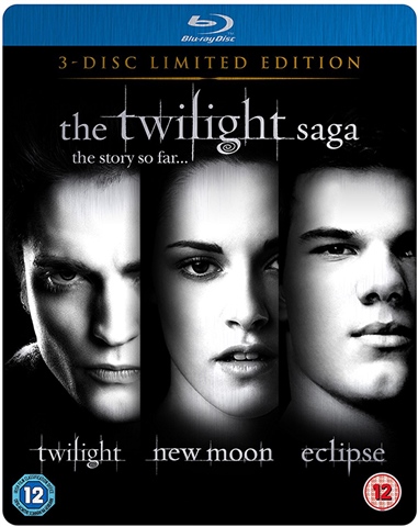 Twilight Saga, 1-3 (12) Limited Steelbook CeX (UK): Buy
