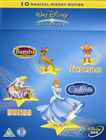 10 Classic Disney Movies (U) 10 Disc - CeX (UK): - Buy, Sell, Donate
