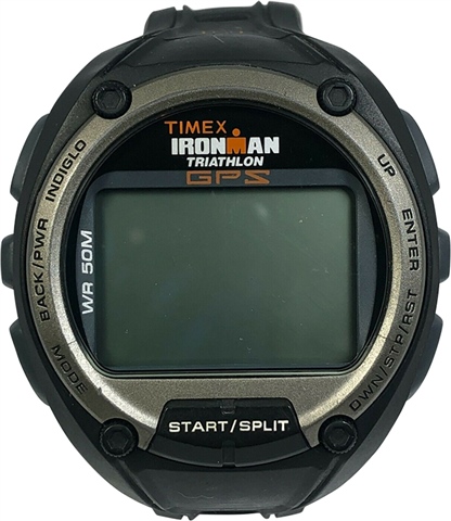 Timex 5K267 Ironman Triathlon Trainer GPS Watch - Black, C - CeX (UK ...