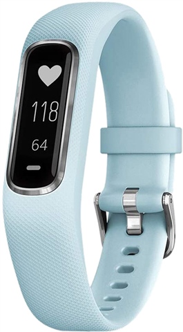 Garmin Vivosmart 4 Smart Activity Tracker Small/Medium - Silver/Blue, A ...