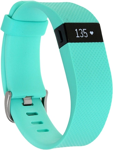 Fitbit Charge HR Heart Rate & Activity Wristband - Teal (Large), A ...