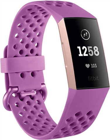 Fitbit Charge Advanced Health Fitness Tracker Berry/Rose Gold