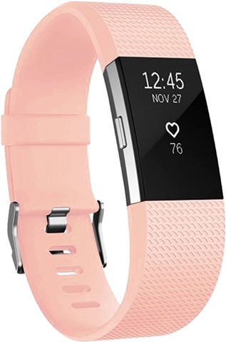Fitbit Charge 2 Heart Rate + Fitness Band Blush Pink- Small, B - CeX ...