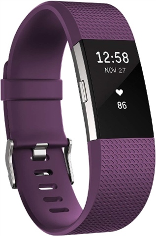 Fitbit Charge Heart Rate Fitness Band Plum Large, B CeX - Main Image