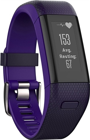 Garmin Vivosmart HR+GPS Tracker, Purple Regular, C CeX (UK