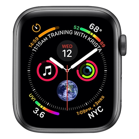 apple watch series 4 space grey aluminium