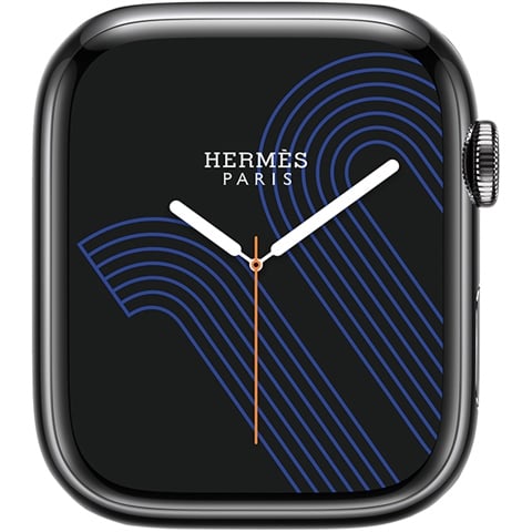 Apple Watch HERMES 45mm Black Edition 本体 Band Apple Watch Hermès Single Tour 45 mm - Black | Hermès UK