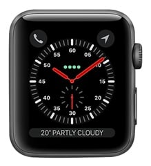 Watch Series (GPS) NO STRAP, Space Grey Aluminium, 38mm, C