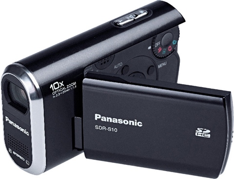 Panasonic SDR-S10P SDHC Video 10x shops Camcorder Black