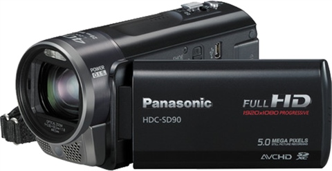 vhbw 3x batteria compatibile con Panasonic HDC-SD90EG-K, HDC-SD99 videocamera camcorder (1600mAh, 3,6V, Li-Ion) con infochip
