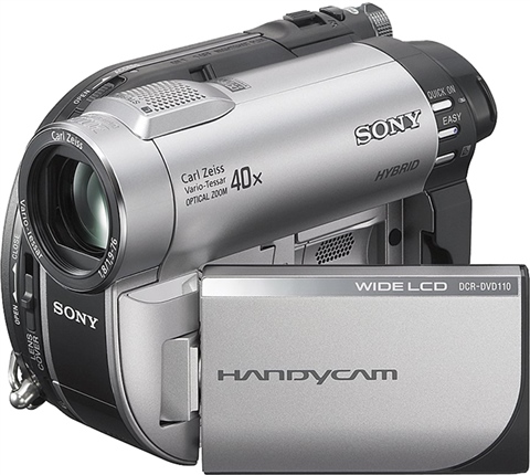 ビデオカメラ SONY Handycam 120x Carl Zeiss DCR-PC110 Sony Handycam DCR-PC110 Mini DV Hybrid Camcorder Nightshot