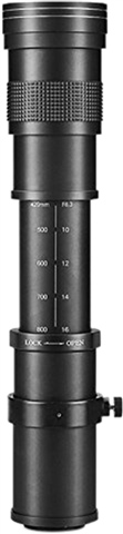 JINTU 500mm-1000mm f/8 Handmatige Telelens SLR Camera Lenzen voor Nikon D3500 D850 D7500 D5600 D3400 D500 D7200 D5500 D750 D810 D3300 D5300 D600 10 D7 100 D5200 D600 D3200