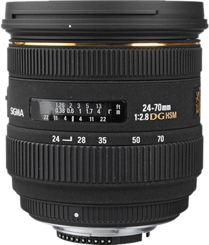 Objectif Sigma EX 24mm F/1,8 DG, Monture Nikon, Autofocus, état Occasion