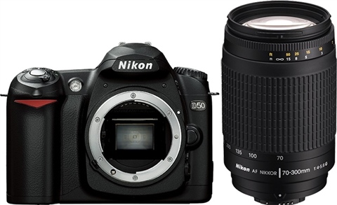 Nikon D50 6.1M + 70-300mm, B - CeX (UK): - Buy, Sell, Donate