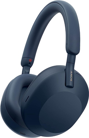 Sony WH-1000XM5 Wireless Noise-Canceling Over-Ear Headphones - Blue, B ...