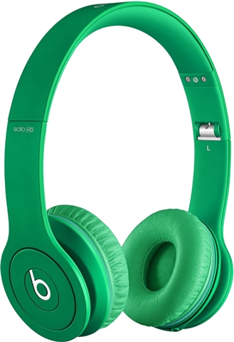 Beats Solo HD Monochromatic Green On-Ear Headphone, C - CeX (UK