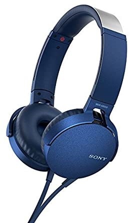 Sony MDR-XB550AP On-Ear Headphones Blue, B CeX (UK): Buy