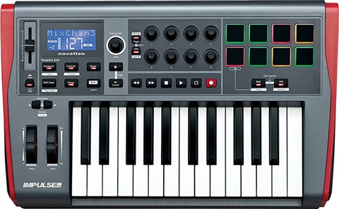 midi novation impulse 25