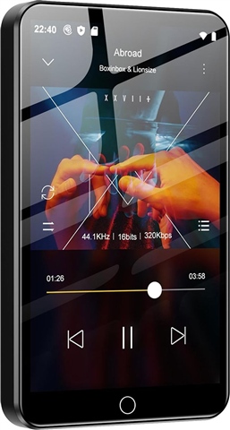 Hülle für Oilsky M303 PRO 4 Zoll MP3 Player Hartschale - Tragbare Schutzhülle mit USB-Kabel & Speicherkarte Platz,toergy Wasserdicht & Aufprallschutz, Schwarz | Praktische Organizer-Tasche für MP3