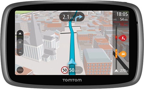 TomTom Car Sat Nav Go 520 (5 inch, Updates via Wifi, Traffic via Smartphone, World Maps, Capacitive Screen