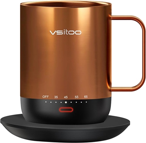 Tazza Termica Riscaldata Intelligente VFZO – 590 Ml, Autoriscaldante Con Batteria 4000mAh, Display LED, Controllo App, Acciaio Inox