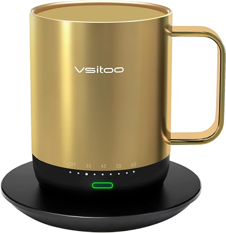 Warmo Pro Scaldatazze da caffè, Scalda tazza intelligente con 3 impostazioni di temperatura