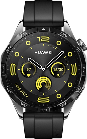 い*や様 HUAWEI WATCH GT 4 ブラック 46mm Huawei Watch GT 4 Smartwatch - Black Fluoroelastomer Strap, B