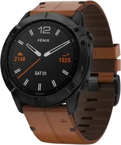 Garmin Fenix 6X Sapphire 51mm Smartwatch - Black, C