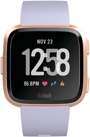 Fitbit versa lavender sales rose gold band