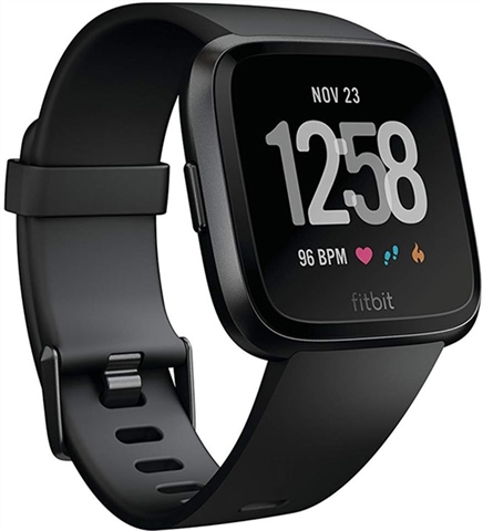 Fitbit Versa Health and Smartwatch - Black, B - CeX (UK): - Buy, Sell, Donate