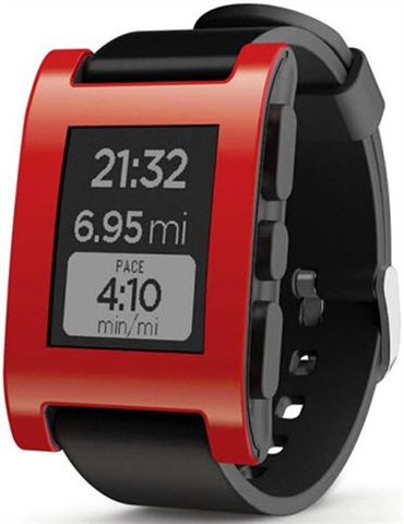 Pebble Smart Watch Red A CeX UK Buy Sell Donate