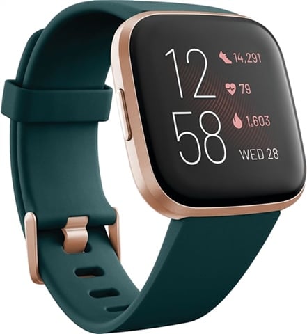 Fitbit Versa 2 Fitness Smartwatch - Black/Carbon, B - CeX (UK 