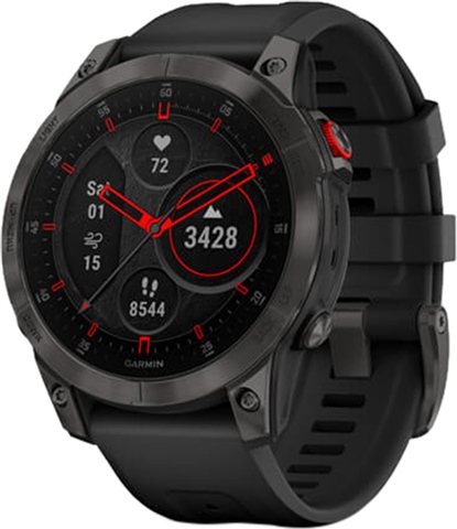 Garmin Epix (Gen 2) GPS Smartwatch - Sapphire - Black Titanium, B 