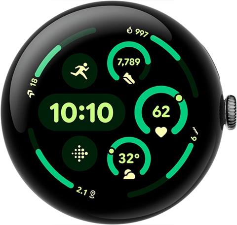 Google Pixel Watch 3 45mm 4G (NO STRAP) - Polished Silver, C