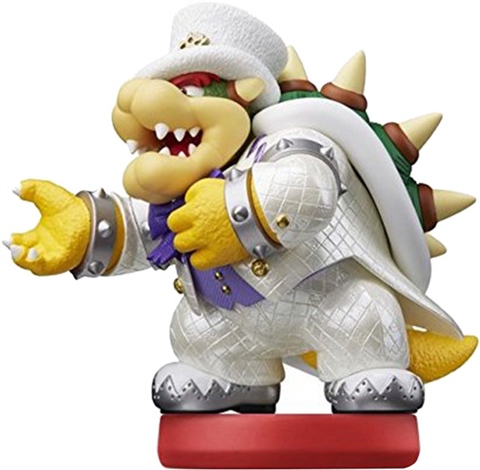Nintendo Amiibo Super Mario Odyssey Bowser Wedding Outfit Figure Red Base CeX UK Buy Sell Donate