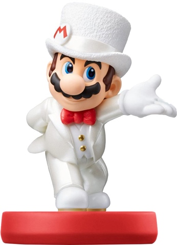 Nintendo Amiibo Super Mario Odyssey Mario Wedding Outfit Figure Red Base CeX UK Buy Sell Donate