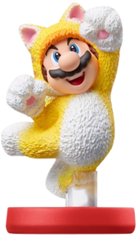 Nintendo Amiibo Super Mario Collection Cat Mario Figure