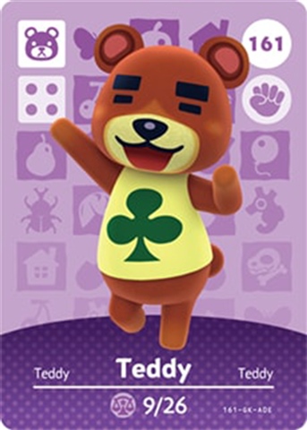 Amiibo Card 161 Teddy - CeX (UK): - Buy, Sell, Donate